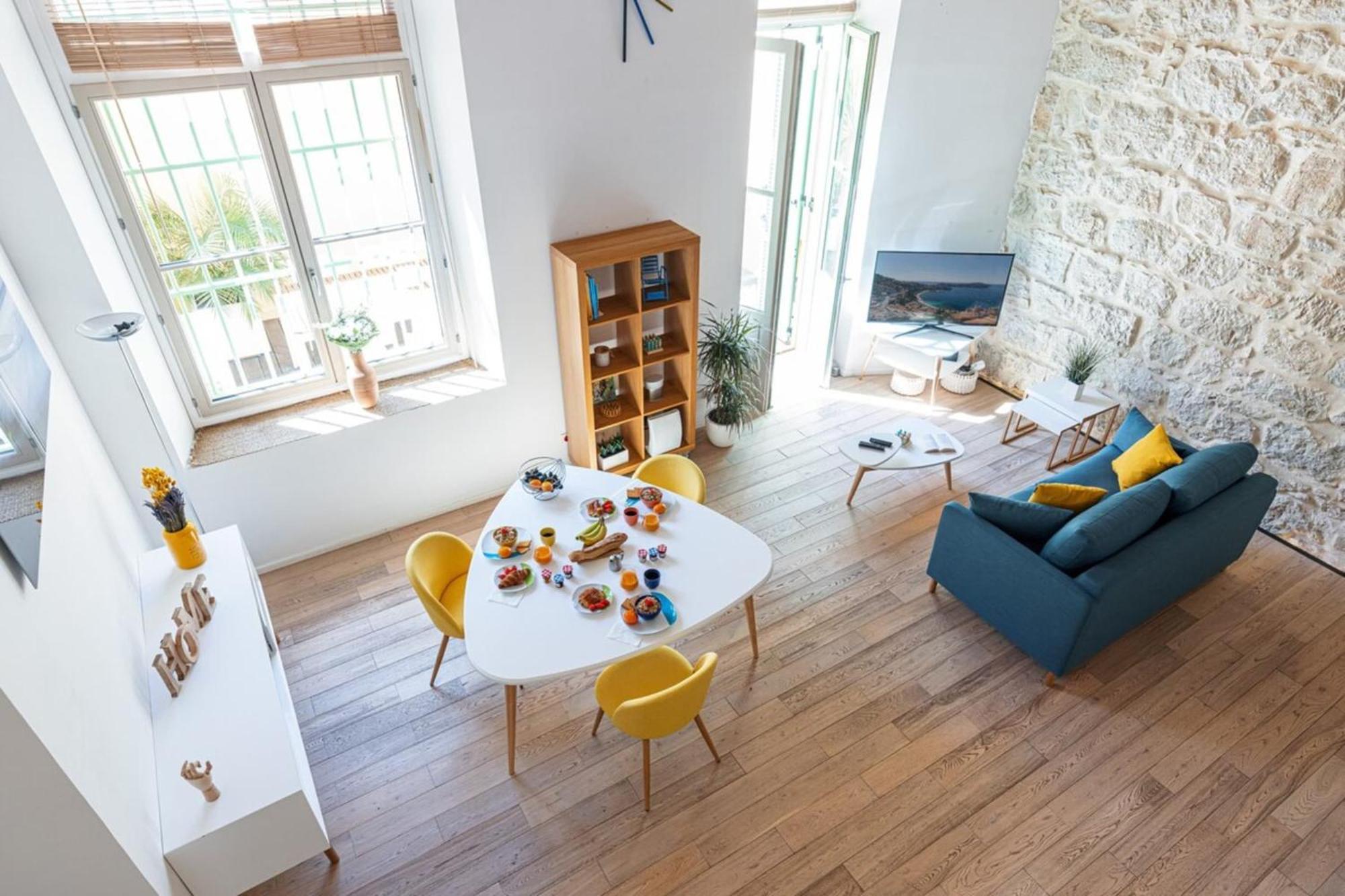 Ferienwohnung Gubernatis - Beautiful Duplex With Terrace Nizza Exterior foto