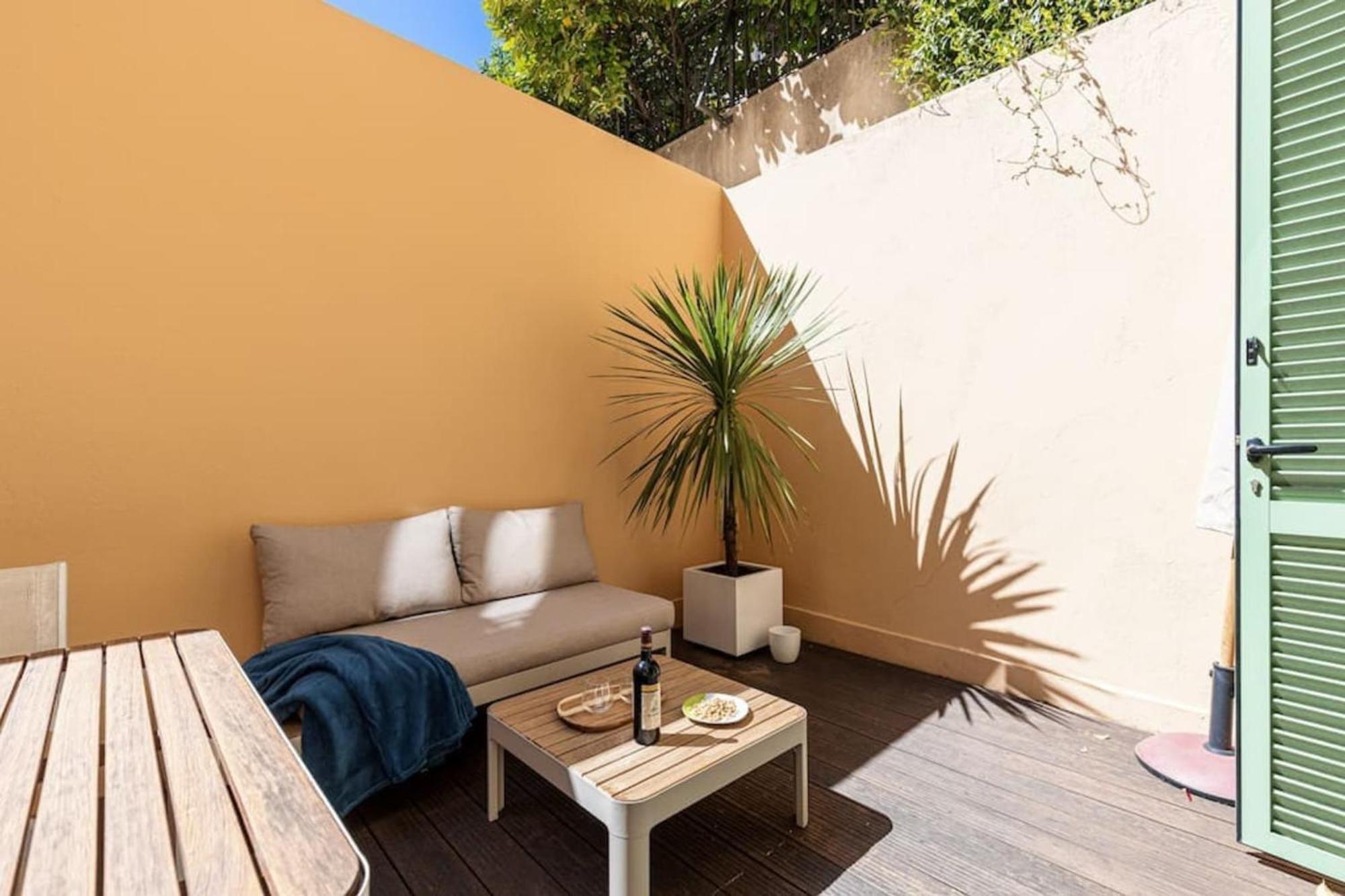 Ferienwohnung Gubernatis - Beautiful Duplex With Terrace Nizza Exterior foto