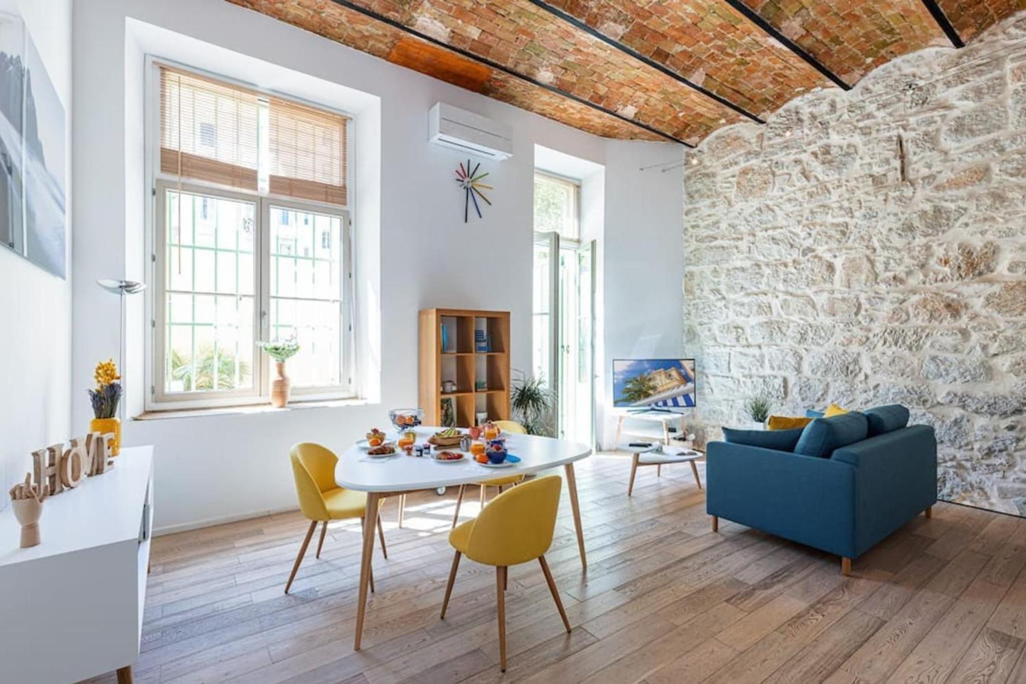 Ferienwohnung Gubernatis - Beautiful Duplex With Terrace Nizza Exterior foto